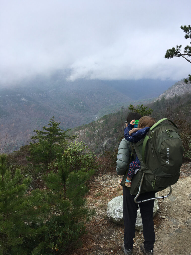 kelty backpack carrier linville gorge hiking