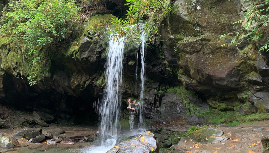 Grotto Falls Trillium Trail Great Smoky National Park