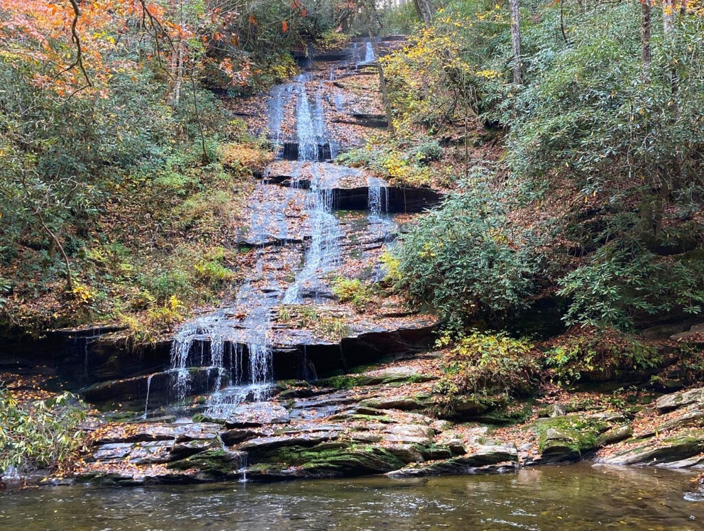 Tom Branch Falls - Deep Creek Trail